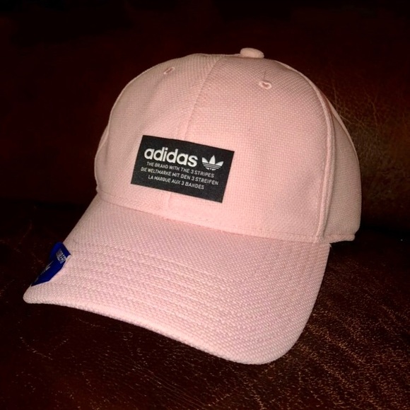 adidas the brand with the 3 stripes hat